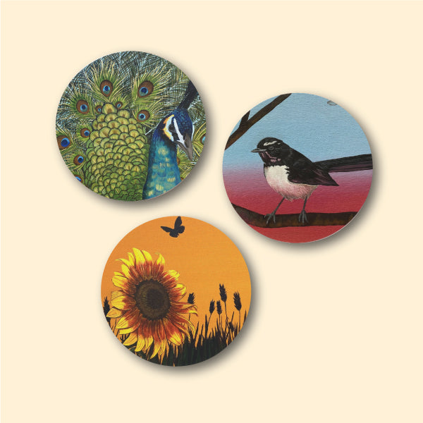 Happy Chappy Coaster or Wall Art