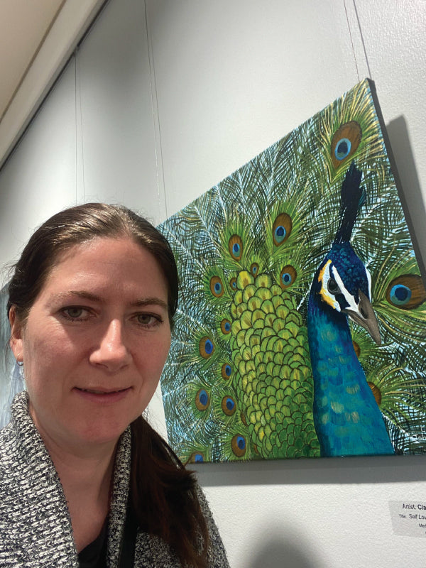 SOLD Strut Like a Peacock Original