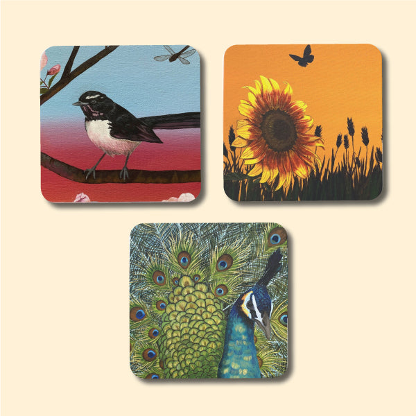 Happy Chappy Coaster or Wall Art