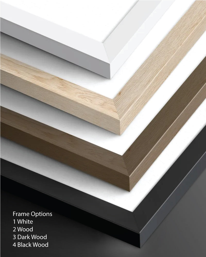 'Emergence' Premium Matte Paper Wooden Framed Print