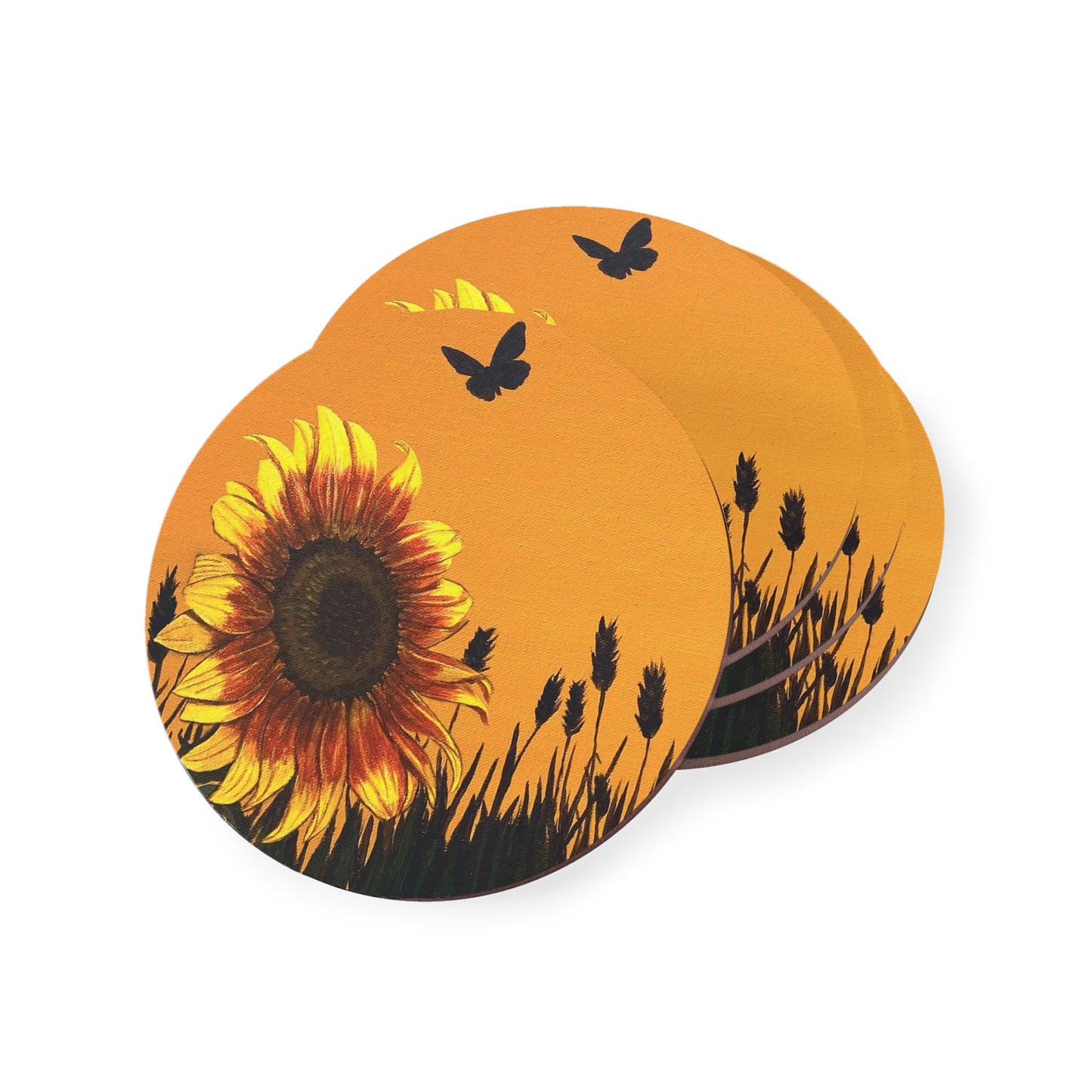 Sunflower Coaster or Wall Art
