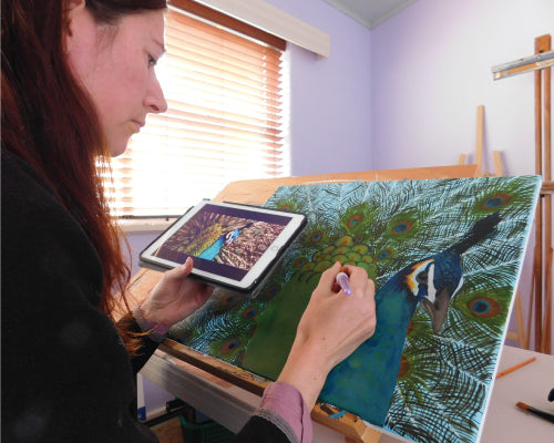 Strut Like a Peacock CANVAS PRINT