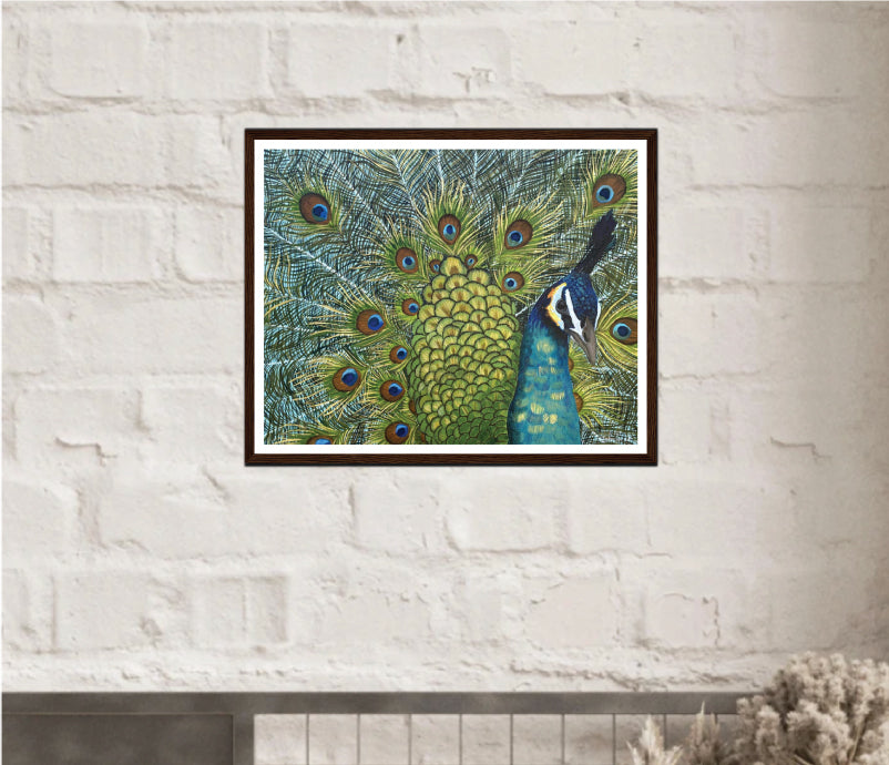 Strut Like a Peacock PAPER PRINT