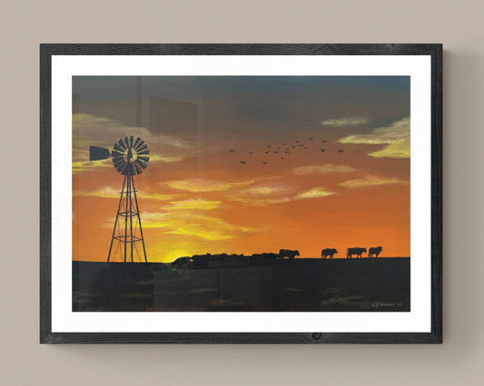 Sunset Serenity Art Print